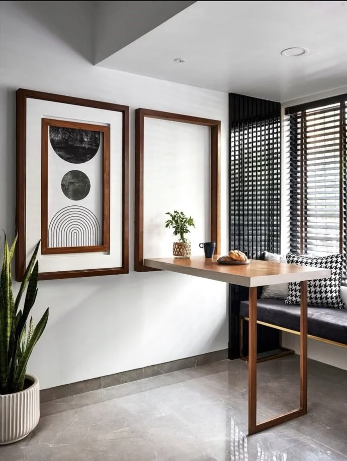 mueble plegable-mesa plegable simple pared